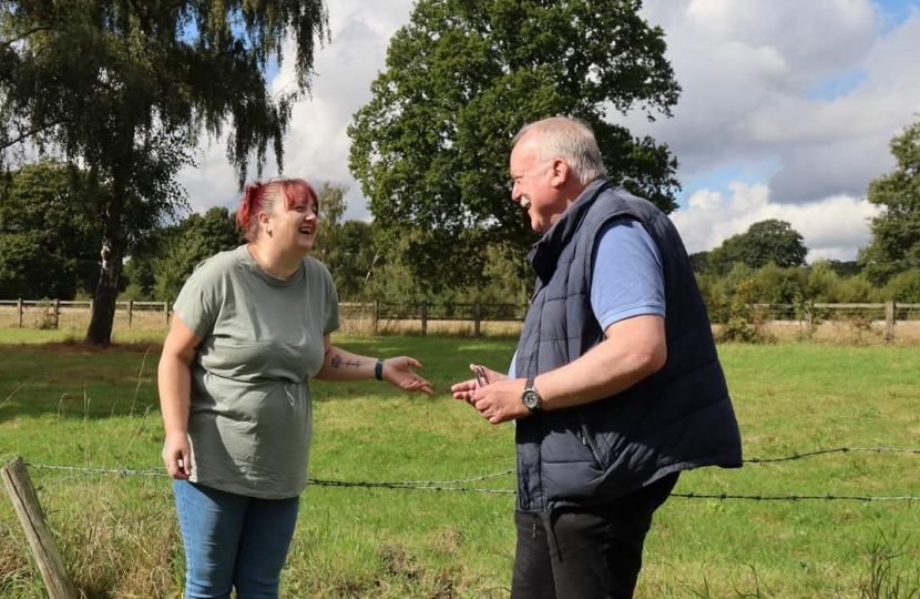 Pictured, Catherine Hubbard and Trefor Hogg