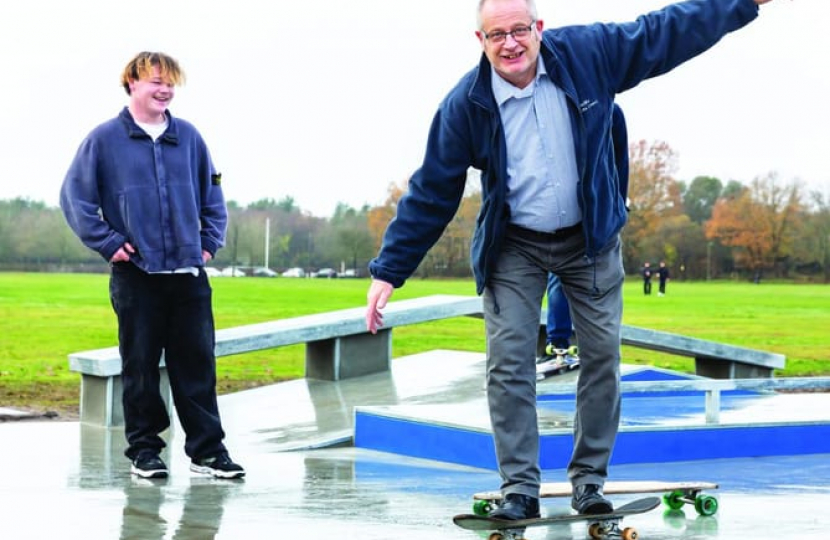 The new skate park in West End has opened