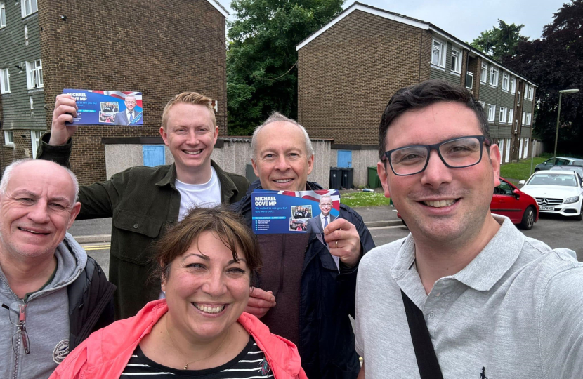 Campaigning in Camberley