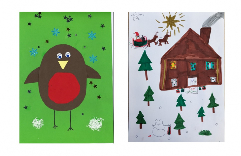 Christmas card winning designs 2022