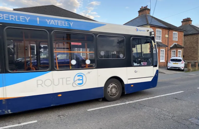 Stagecoach bus in Surrey Heath