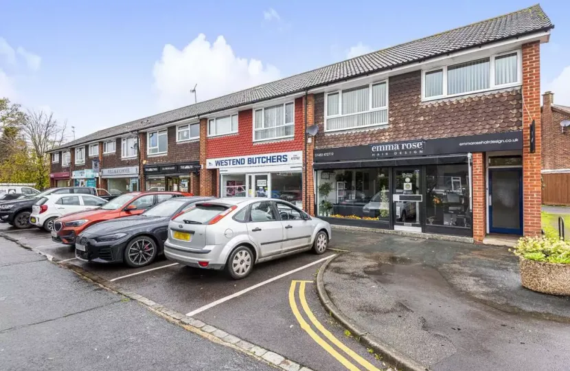 The village shops along Gosden Road