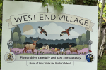 West End Village sign