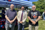 Pictured, the Armed Forces Day Picnic on the Green in Pirbright