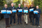 Pictured, Michael and our Surrey Heath Conservative team