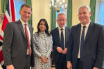 Michael Gove MP with Jeremy Hunt MP, Claire Coutinho MP, and Steve Barclay