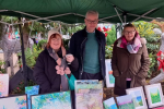 Pictured, Michael Gove with Christmas traders and Parish Cllr Katia Malcaus Cooper