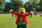 Pictured, Spike the Hedgehog at the Surrey Heath Show