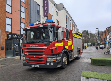 Pictured, Camberley Fire Station