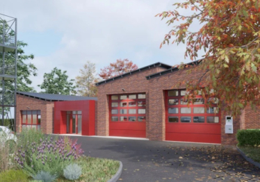 Pictured, the proposed redeveloped Chobham Fire Station