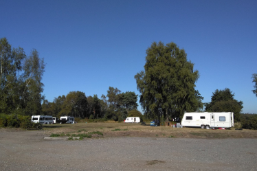 Unauthorised encampment on Chobham Common