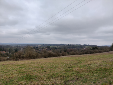 View looking north from the Hog's Back ridge