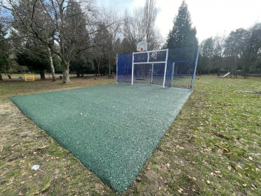 Southcote Park's new basketball and goal unit