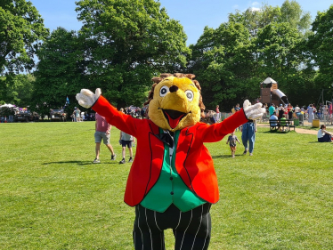 Pictured, Spike the Hedgehog at the Surrey Heath Show