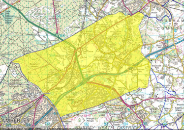 Area Map of Windlesham Parish Council